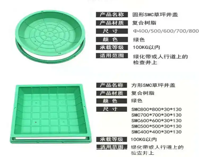 玉树树脂复合种植井盖展示